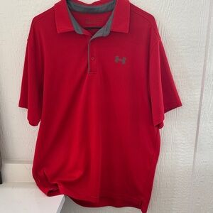 Under Armour Red Polo